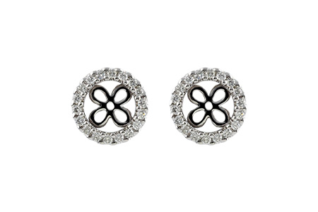 B241-86116: EARRING JACKETS .30 TW (FOR 1.50-2.00 CT TW STUDS)