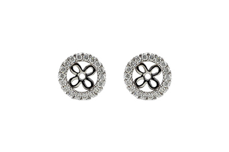C241-86107: EARRING JACKETS .24 TW (FOR 0.75-1.00 CT TW STUDS)