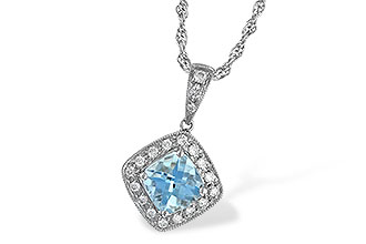 E060-91579: NECKLACE .80 AQUA .93 TGW