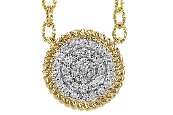 G328-27043: NECKLACE .32 TW (18")