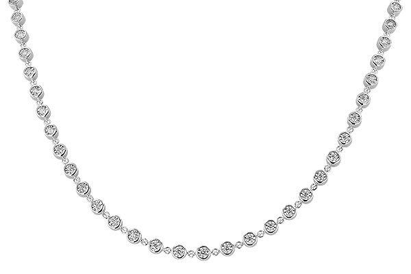 G329-09788: NECKLACE 3.40 TW (18")