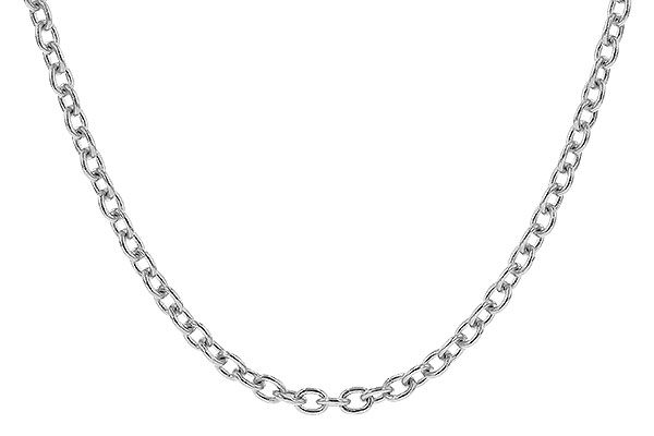 H328-25215: CABLE CHAIN (20IN, 1.3MM, 14KT, LOBSTER CLASP)