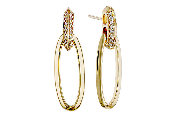 K329-13370: EARRINGS .15 TW