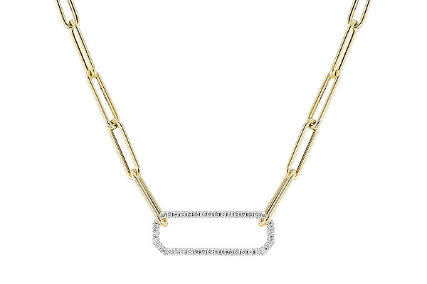 L328-18906: NECKLACE .50 TW (17 INCHES)