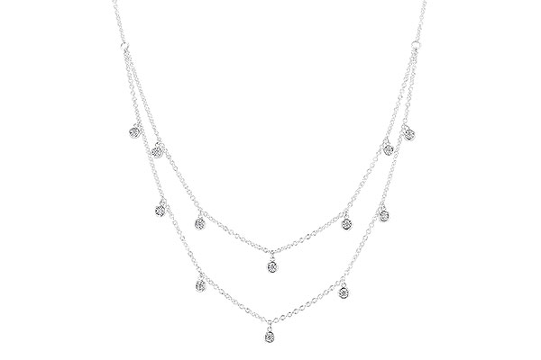 L328-19806: NECKLACE .22 TW (18 INCHES)